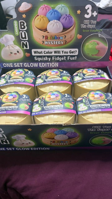 SQUISHY DUMPLINGS AND OCTOPUS GLOW IN THE DARK