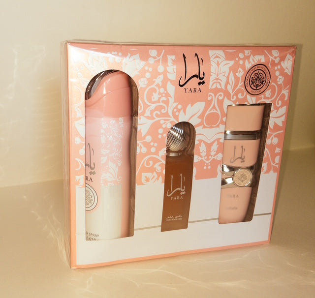 three piece perfume set by Lattafa