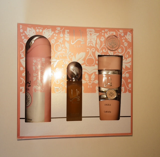 three piece perfume set by Lattafa