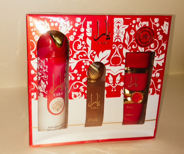 three piece perfume set by Lattafa