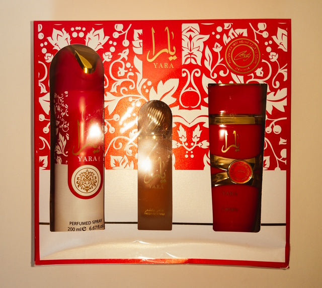 three piece perfume set by Lattafa